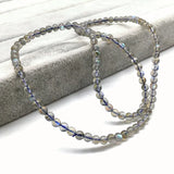 Labradonite Round Bead Bracelet & Necklace Set