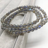Labradonite Round Bead Bracelet & Necklace Set