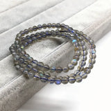 Labradonite Round Bead Bracelet & Necklace Set