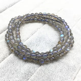 Labradonite Round Bead Bracelet & Necklace Set
