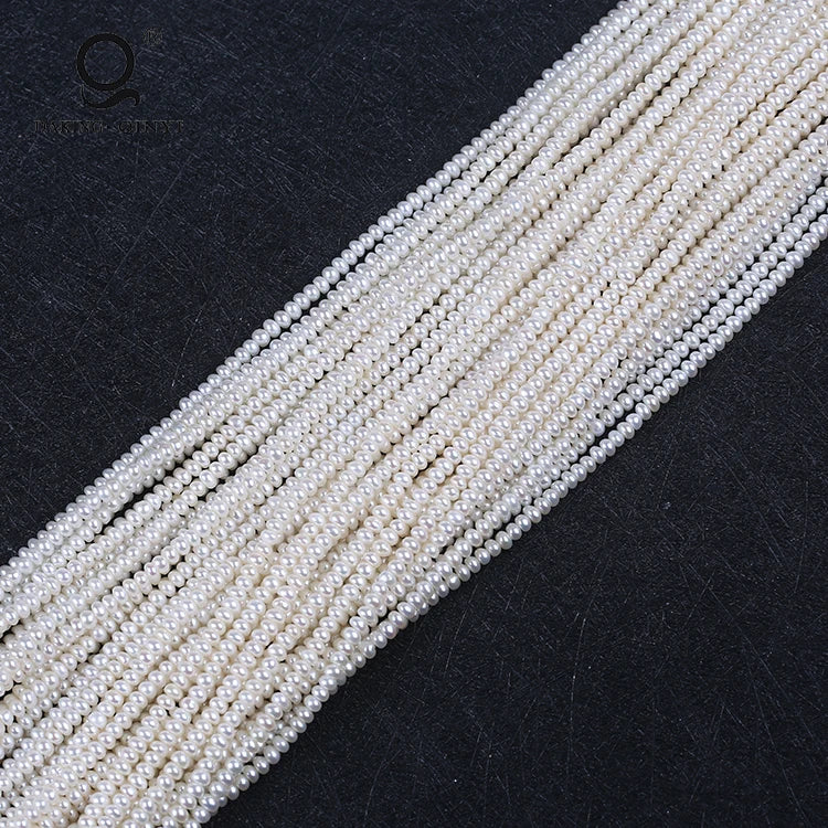 2.5-3mm Bread Fresh Water Pearls Stand
