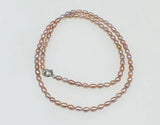 Freshwater Pearl Pink/Purple 2-4mm Choker Necklace Beads