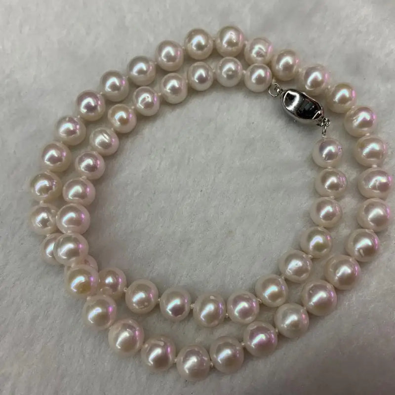 8-9mm Freshwater Pearl Necklace DIY Jewelry for Women