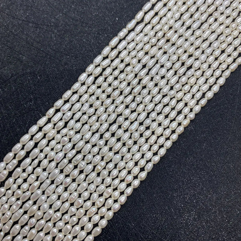 Freshwater Pearl Beads, Beige Jewelry Making DIY Kit