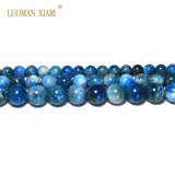 Natural Apatite Stone Beads 15.5'' Strand