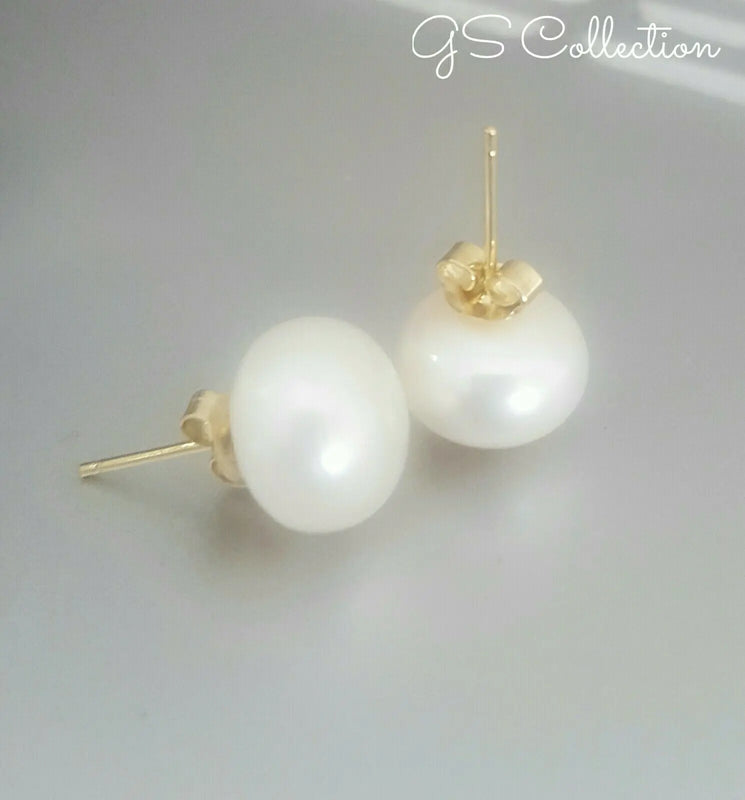 12-13mm South Sea Pearl Stud Earrings