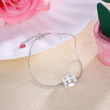 AAA+ Crystal 925 Sterling Silver Bracelet Charm for Women