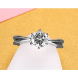 CZ Rings Set Stainless Steel Wedding Jewelry