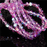 AAA+ Austrian Crystal Glass Beads Purple MoonStone Spacer Beads
