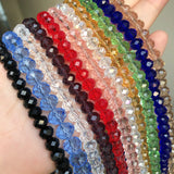 Austrian Crystal Rondelle Beads 4/6/8/10/12mm