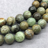 Natural Snake Skin Stone Gem 6/8/10mm Round Beads for DIY Jewelry