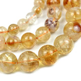 Natural Citrines Stone Beads Yellow Quartz Crystal for Jewelry Making