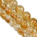 Natural Citrines Stone Beads Yellow Quartz Crystal for Jewelry Making