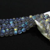 Top Grey Moonstone Labradorstein Beads 4/6/7 mm Strand 15.5''