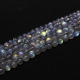 Top Grey Moonstone Labradorstein Beads 4/6/7 mm Strand 15.5''