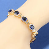 AAA+ CZ Jewelry 18K Plated Bracelet Women Wedding Party Accessories