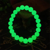 AAA Natural Stone Luminous Beaded Bracelet - Light Glowing Beads Fluorite Bracel