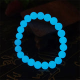 AAA Natural Stone Luminous Beaded Bracelet - Light Glowing Beads Fluorite Bracel