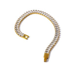 AAA Rectangle Zircon Chain Bracelet for Women Fine Jewelry Kpop