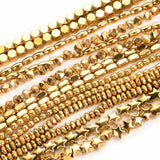 AAA+ Hematite Beads Natural Stone for Jewelry Making