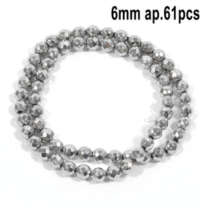 AAA Rhodium Hematite Bead Charms for Jewelry Making
