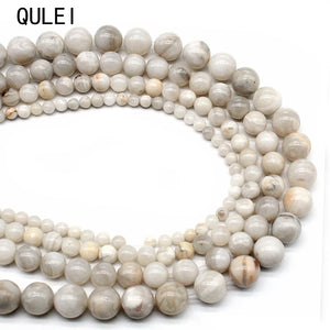 Agat Natural Stone Beads Jewelry Making DIY Bracelet Necklace 4-15mm