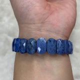 Natural Dumortierite Stone Beads Bracelet for Women and Men