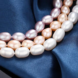 8-9mm Freshwater Water Drop Pearl Bracelet Women's Fine Jewelry