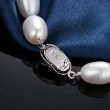 8-9mm Freshwater Water Drop Pearl Bracelet Women's Fine Jewelry