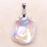 Baroque Freshwater Pearl Pendant 925 Sterling Silver Jewelry