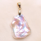 Baroque Freshwater Pearl Pendant 925 Sterling Silver Jewelry