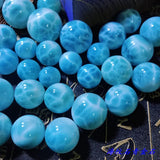 6-20MM Larimar Round Beads for DIY Jewelry Making