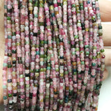 Natural Stone Candy Tourmaline Gemstone Beads for Chakra Jewelry Making