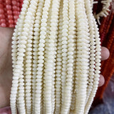3*6mm Oval Coral Gem Stone Disc Beads Chip Disk Spacer for DIY Jewelry