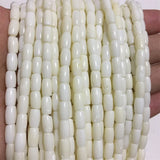 5*8MM Rice Coral Gem Stone Disc Beads Chip Disk Spacer DIY Jewelry Making