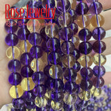 Clear Quartz Amethyst Citrine Natural Stone Beads 6/8/10mm