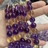 Clear Quartz Amethyst Citrine Natural Stone Beads 6/8/10mm