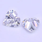 Heart CZ Zirconia Stones DIY Beads for Earring Ring Jewelry