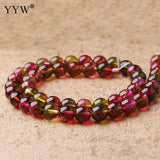 High Natural Red Tourmaline Beads Round Loose Beads 4mm-12mm for DIY Jewelry