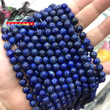 Natural Lapis Lazuli Beads Round Loose Stone Beads for Jewelry Making