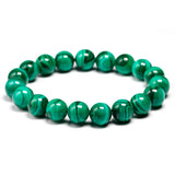 Malachite Beads Stretch Bracelet for Couples
