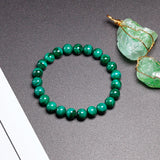 Malachite Beads Stretch Bracelet for Couples