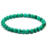 Malachite Beads Stretch Bracelet for Couples