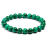 Malachite Beads Stretch Bracelet for Couples