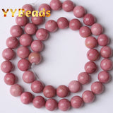 Red Rhodochrosite Stone Beads 4-10mm for Jewelry Making DIY Bracelets