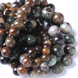Natural Snake Skin Jasper Stone Beads Round Loose Spacer Beads 6-12mm