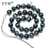 Hawk-eye Natural Stone Bead 4/6/8/10/12mm Round Loose Beads
