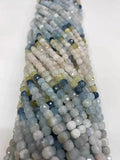 Natural Sapphire Crystal 4x4mm DIY Jewelry Boutique Gradient