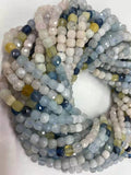 Natural Sapphire Crystal 4x4mm DIY Jewelry Boutique Gradient