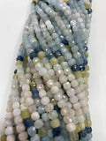 Natural Sapphire Crystal 4x4mm DIY Jewelry Boutique Gradient